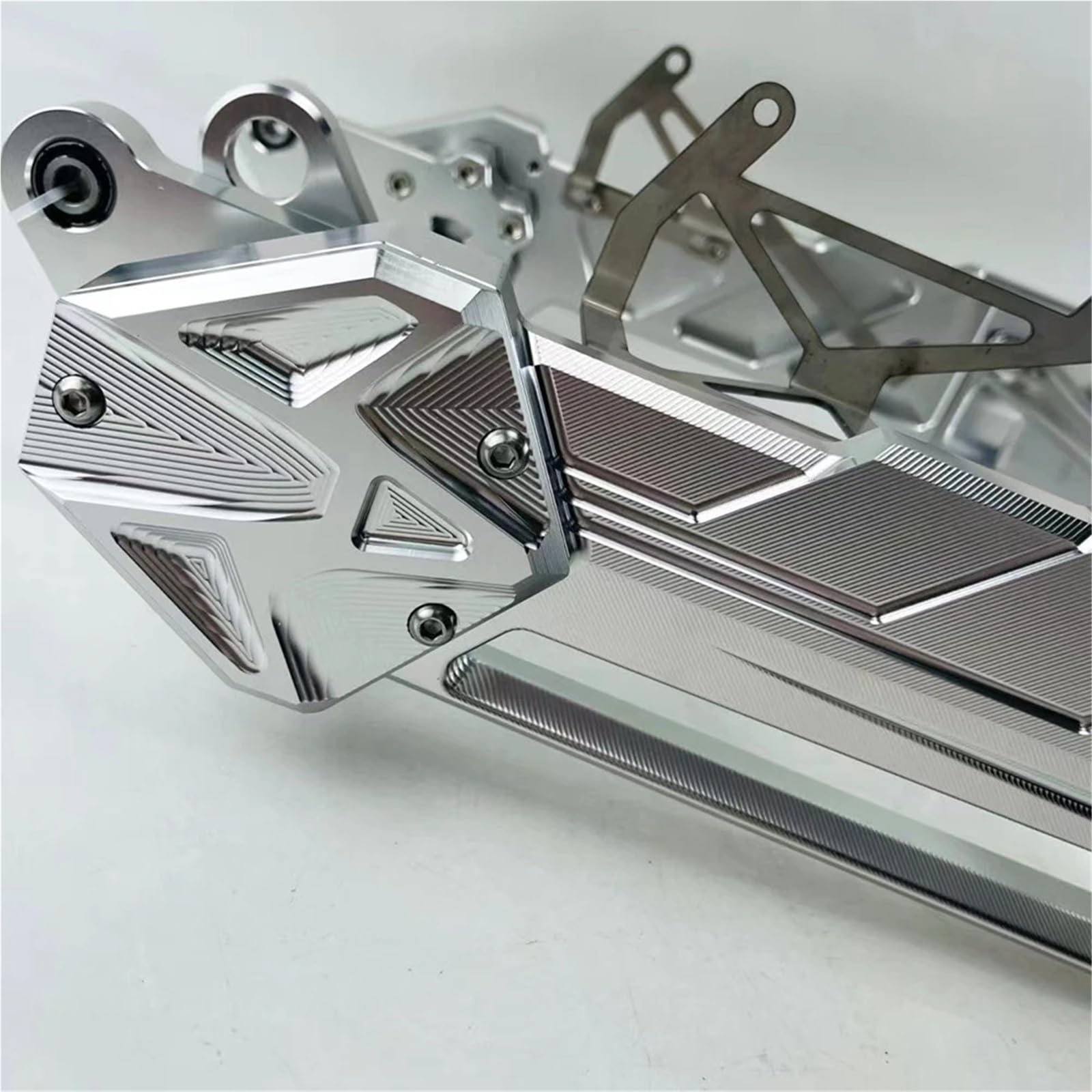 Widelec Ramiona Szpule Pasuje Do Skutera Yamaha BWS Cygnus-X 3. I 4. Modyfikowany Aluminiowy Stop CNC, Solidny Wahacz, Tylna Rama Z Płaskim Widelcem szpule motocykla wahacz(B-style Black)