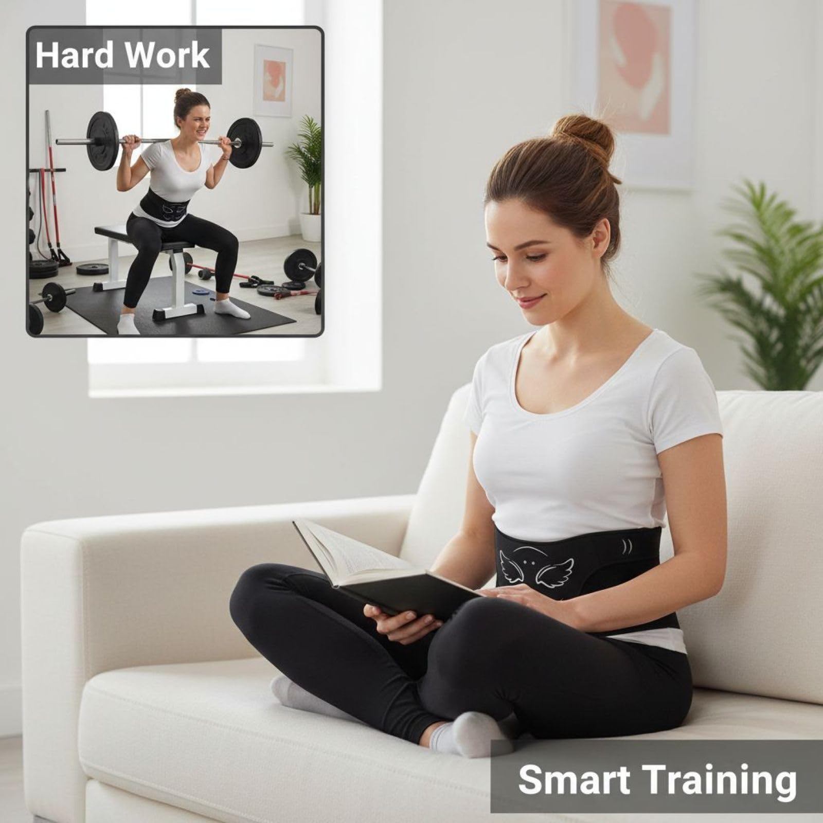 Ceinture stimulateur EMS, Machine de relevage des fessiers et de tonification Abdominale, Aide au remodelage Post-Partum, télécommande LCD, équipement de Fitness Portable pour la Maison