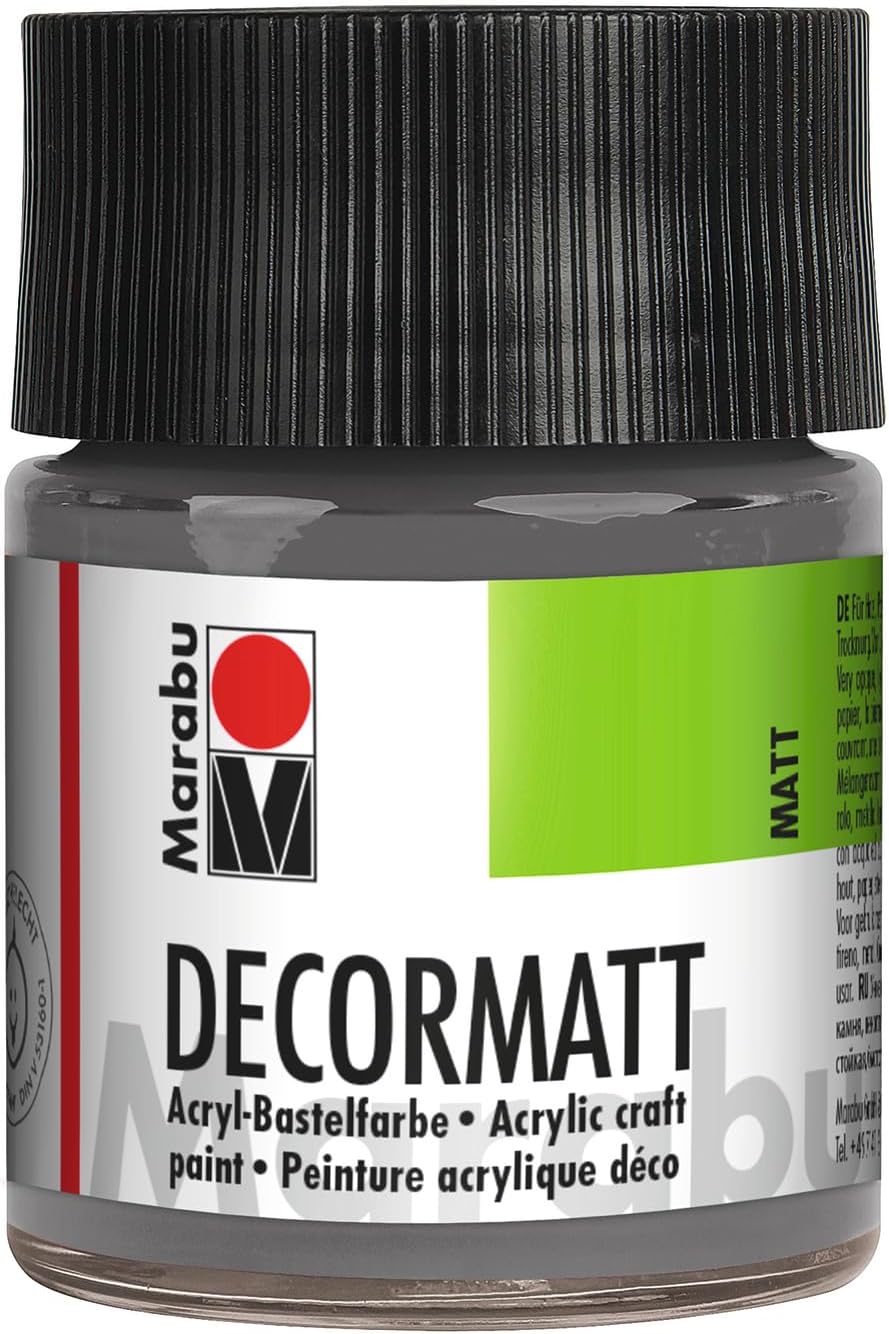 Marabu Decormatt Acrylic Paint 50 ml 50ml Hellgrau
