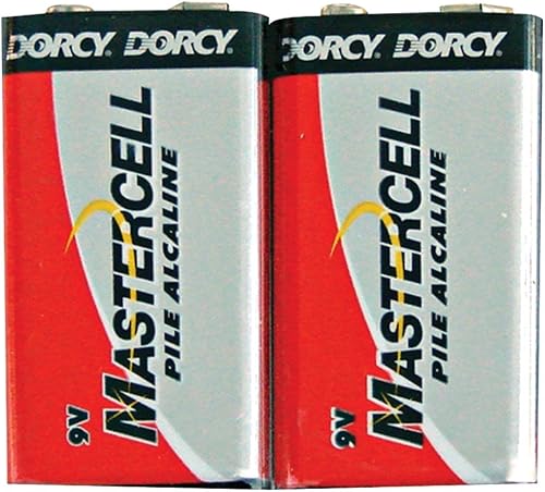 Dorcy Batería alcalina Mastercell 9V - 2 por tarjeta 41-1611