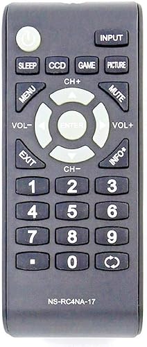 NS-RC4NA-17 NSRC4NA17 - Mando a distancia para Insignia TV NS24D510MX17 NS-48D510NA17