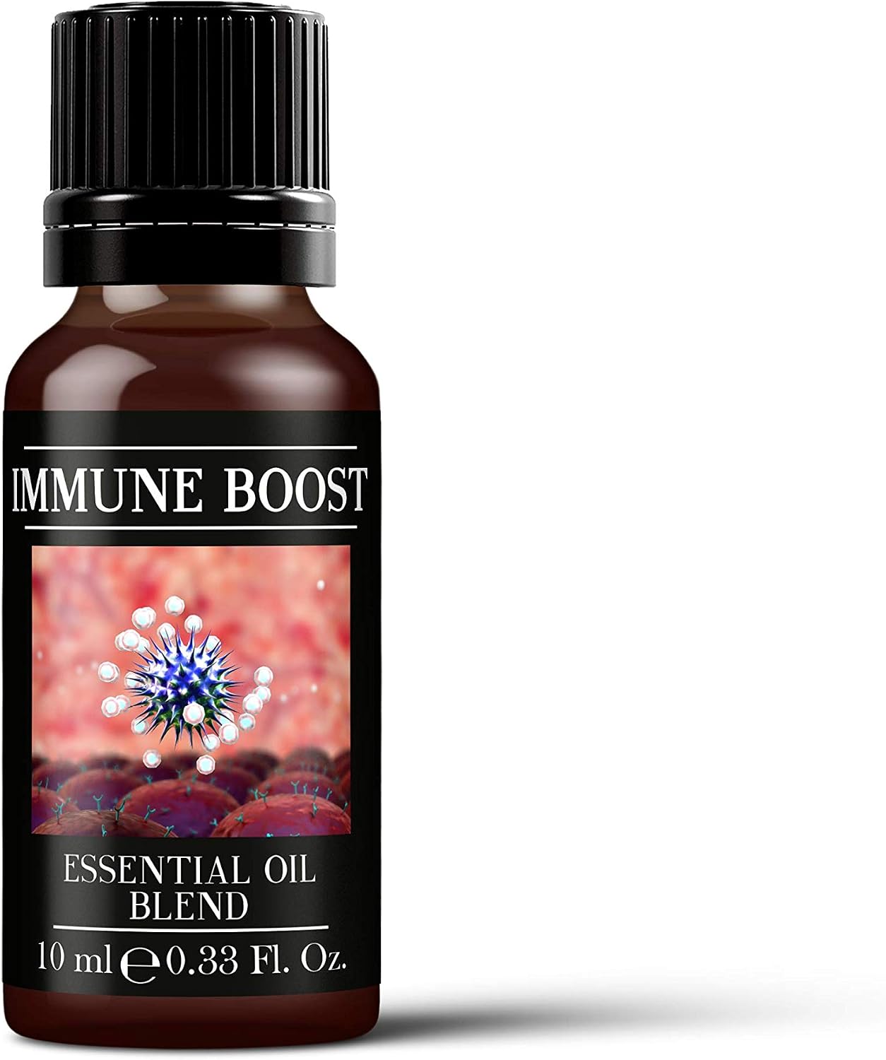 Mystix London | Immune Boost Essential Oil Blends 10ml | Bergamot (Citrus Bergamia), Pine & Tea Tree | Fresh Uplifting Aroma for Home & Diffuser