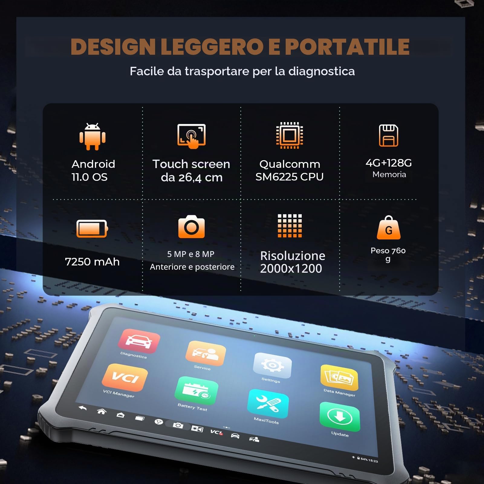 OTOFIX D1 PROS2 Strumento Diagnostico Auto, Codifica ECU, 40+ Servizi, Diagnosi di Tutti i Sistemi OE, Controllo Bidirezionale, Funzioni Guidate, Scansione Automatica, CANFD, Aggiornamento Di 2 Anni
