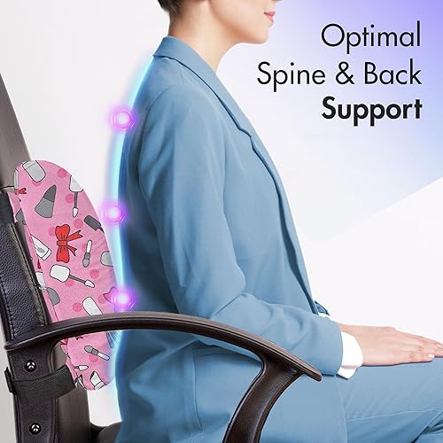 Miniatura 91 de Lunarable Teal Travel Pillow Neck Rest, Aquatic Fauna Theme Hand Drawn Style Various Starfish in Blue Shades, Memory Foam Traveling Accessory for