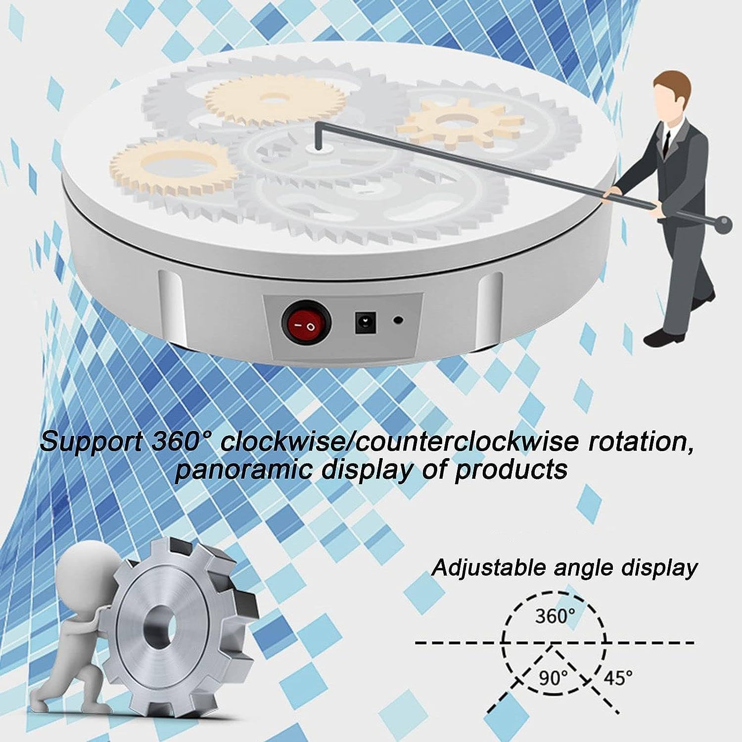Remote Control Rotating Stand Remote Control Motorized Turntable - 360 ...
