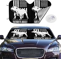 Vista 2 de Bandera americana Bully - Parasol plegable para parabrisas de automóvil, para camioneta, remolque