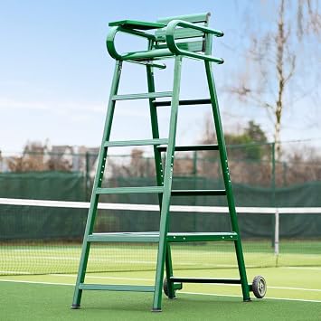 Vermont Aluminum Tennis Umpire Chair | ITF Regulation Compliant Umpire Chair - Lightweight & Durable with Optional Canopy [3 Color Options]