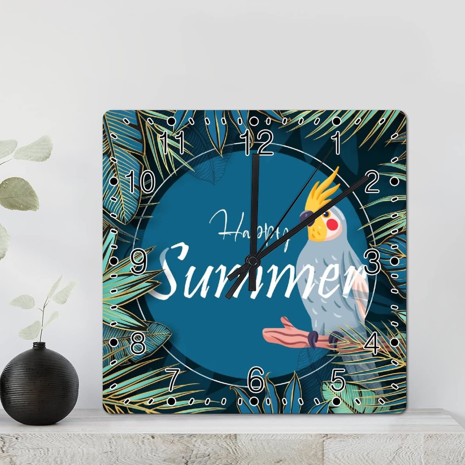 Horloge murale perroquet hawaïen pour résoudre les nuisances sonores