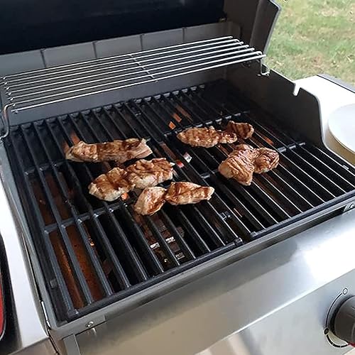 Miniatura 7 de Criditpid 7637 Rejillas de cocción de hierro fundido para Weber Spirit I y II 200 Series, Spirit E210, S210, E220, S220 con control frontal