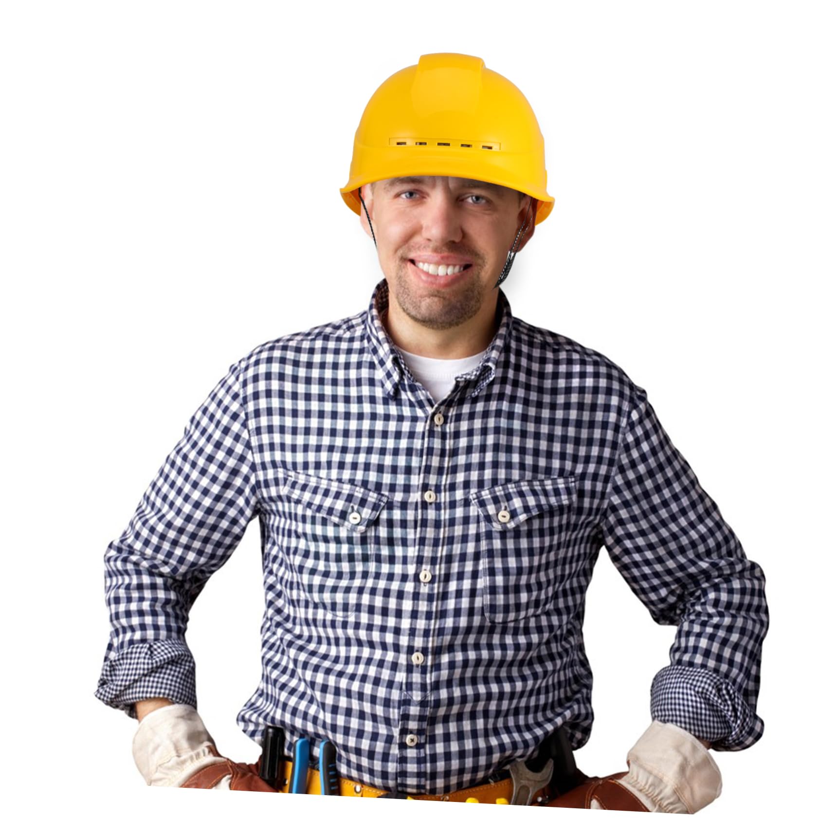 VILLCASE Cascos De Seguridad para Hombre Casco De Construcción Ventilación Cubierta De Trabajador Protección Gorra Ajustada Protección contra Golpes Reflectante Refrigeración