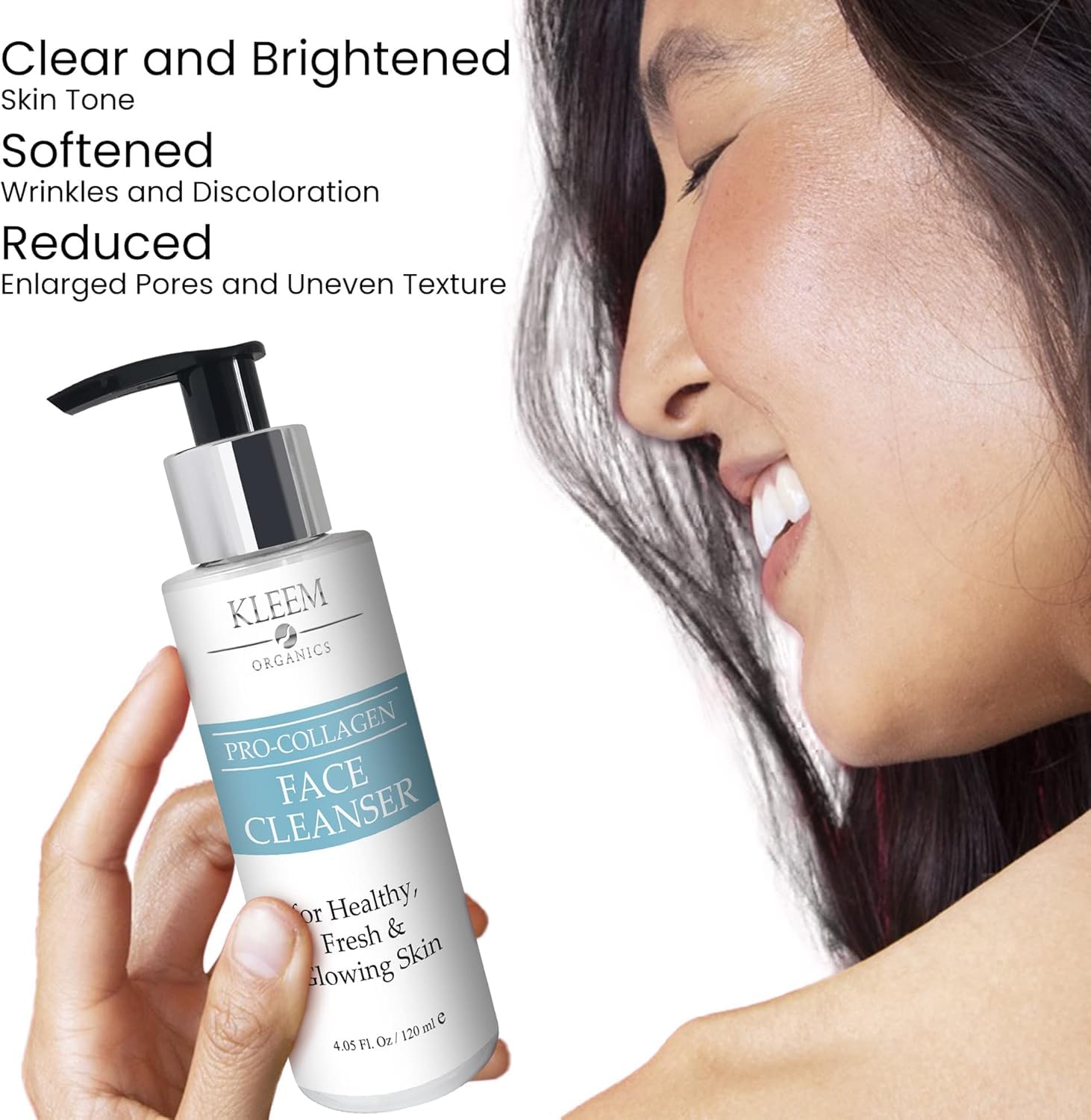 Kleem Gentle Exfoliating Face Wash with Glycolic & Salicylic Acid
