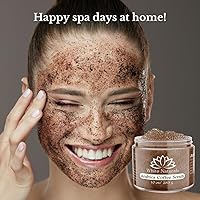 Vista 8 de Exfoliante de café arábica, exfoliante facial hidratante, pies corporales, manos, exfoliante natural para piel suave, exfoliante orgánico combate