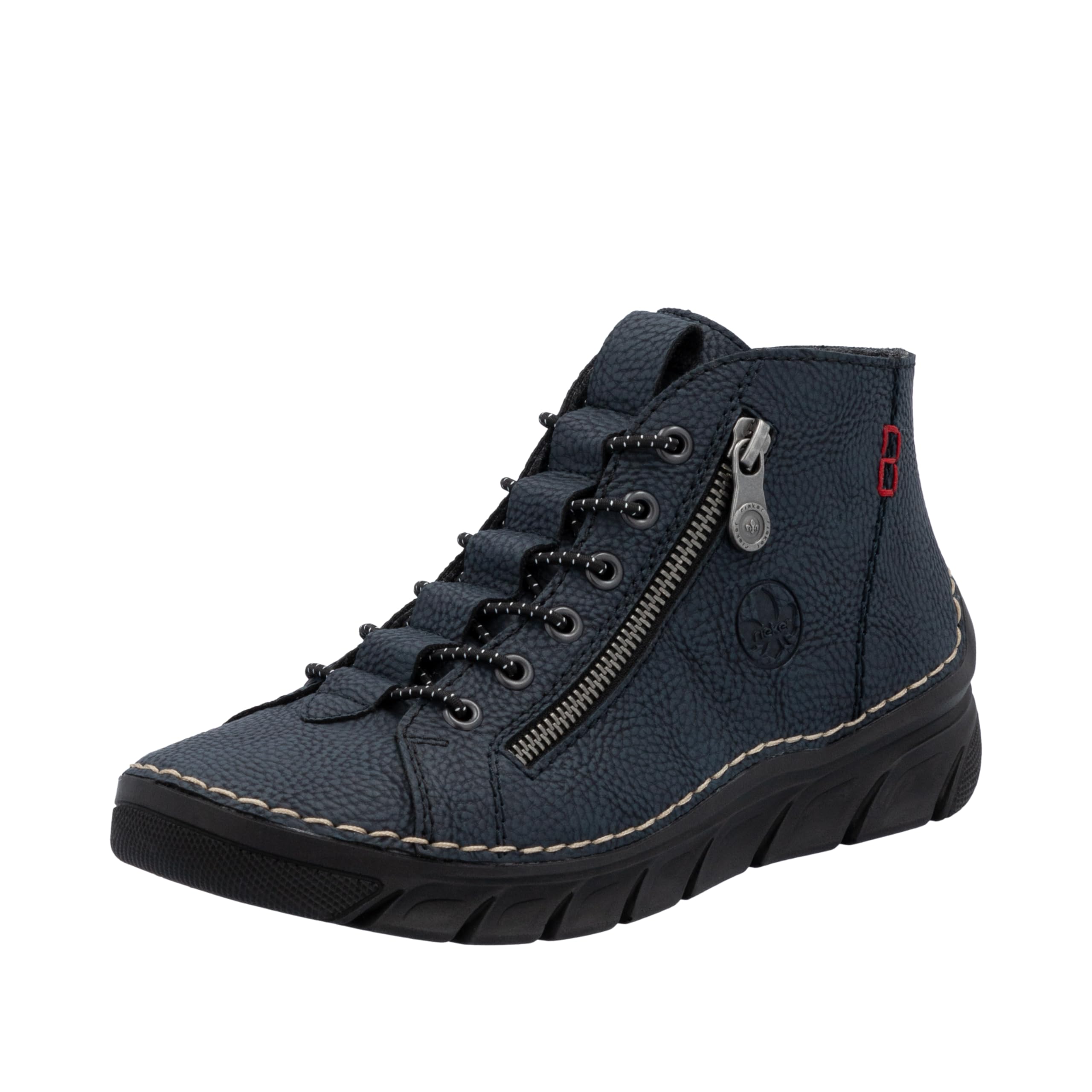 Rieker Dames 4443 laarzen, Blauw Royal Cigar Bordeaux Royal 14