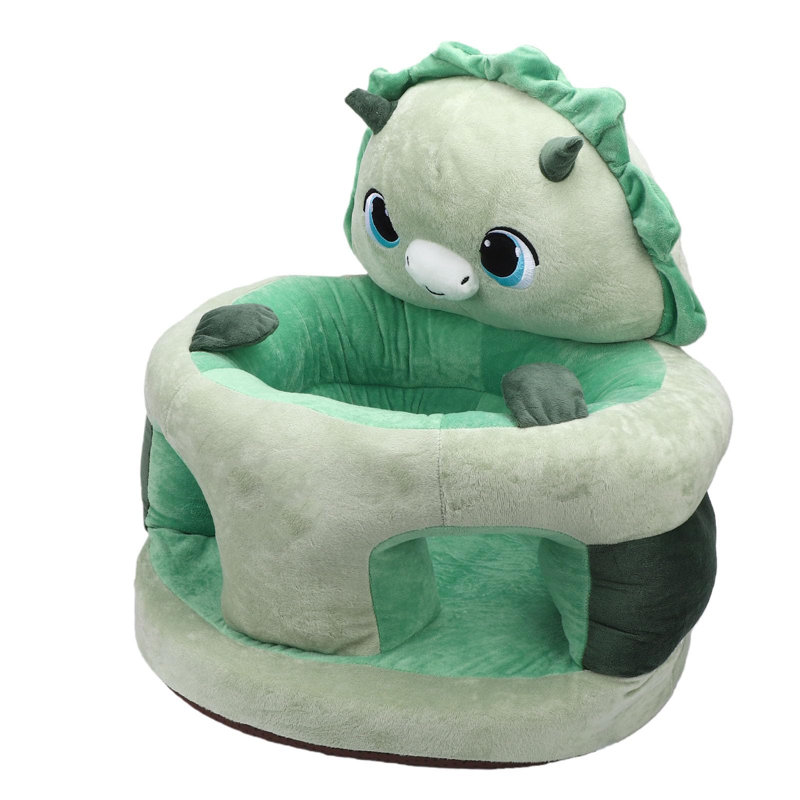 Tosuny Seggiolino da Terra per Bambino, Comodo Sedile con Supporto per lo Schienale in Morbido Peluche, Divano in Peluche con Animali dei Cartoni Animati per Bambino, Divano per Neonato con Fondo