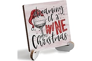 Rustic Xmas Wooden Desk Decor Christmas Holiday Decorations