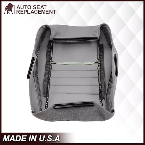 Miniatura 4 de Ford Mustang GT 1999 2000 2001 2002 2003 2004 Funda de asiento de cuero sintético convertible de repuesto, se adapta tanto al conductor como al