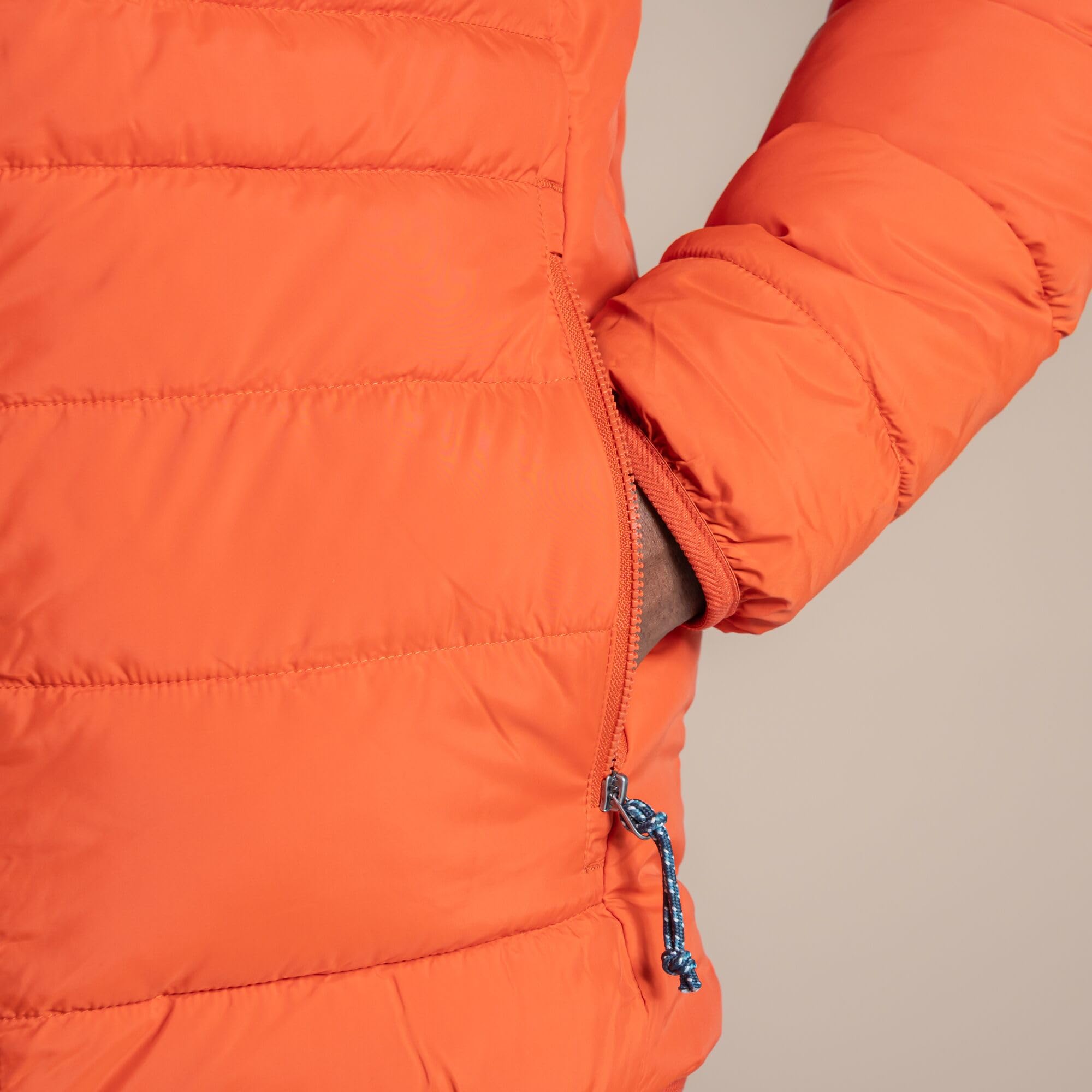 Craghoppers Complite IX - Chaqueta con capucha para hombre, plegable, abrigo térmico compresible