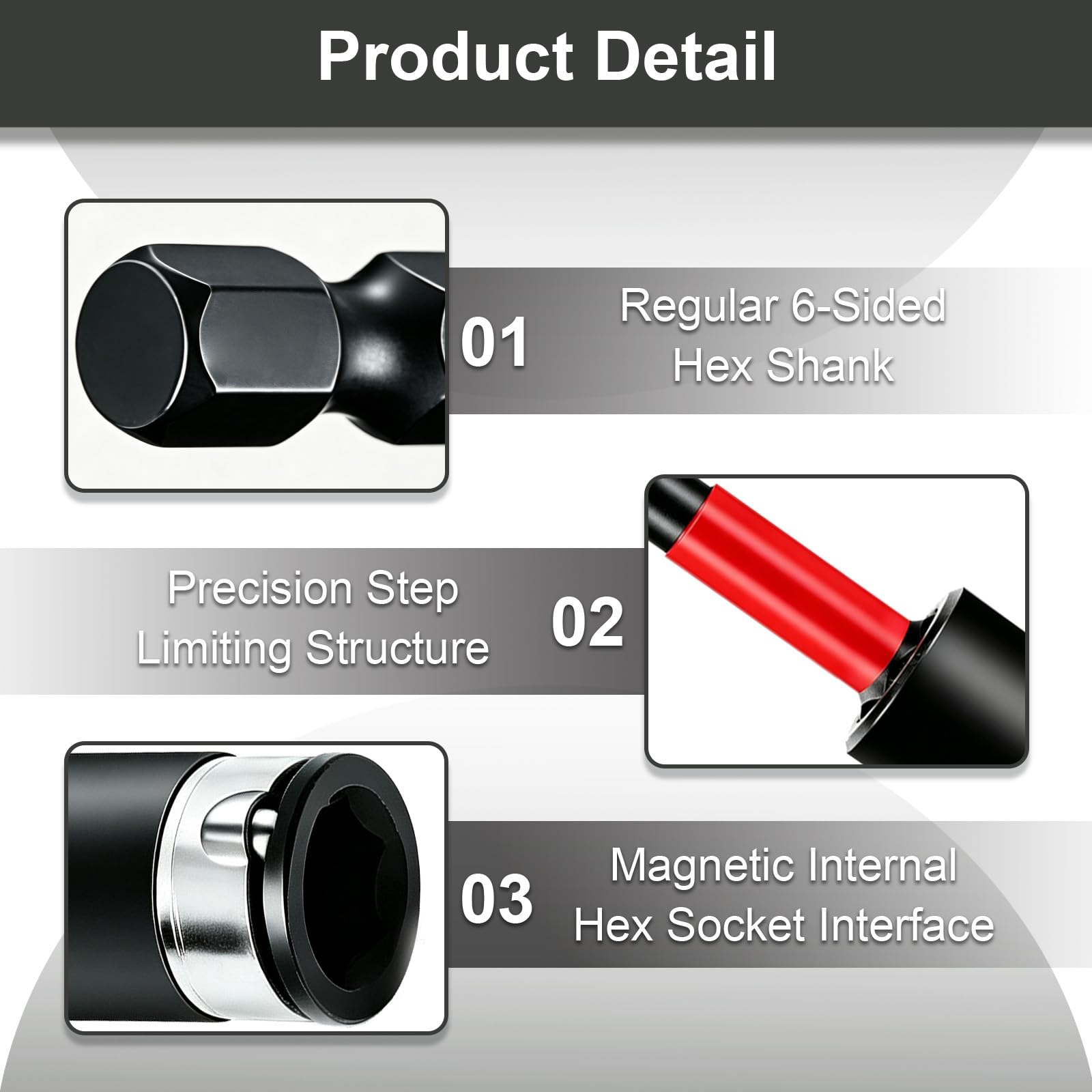 Magnetic Bit Holder - Impact Driver & Drill -3 Magnetic Bit Holder - Impact Driver & Drill -3