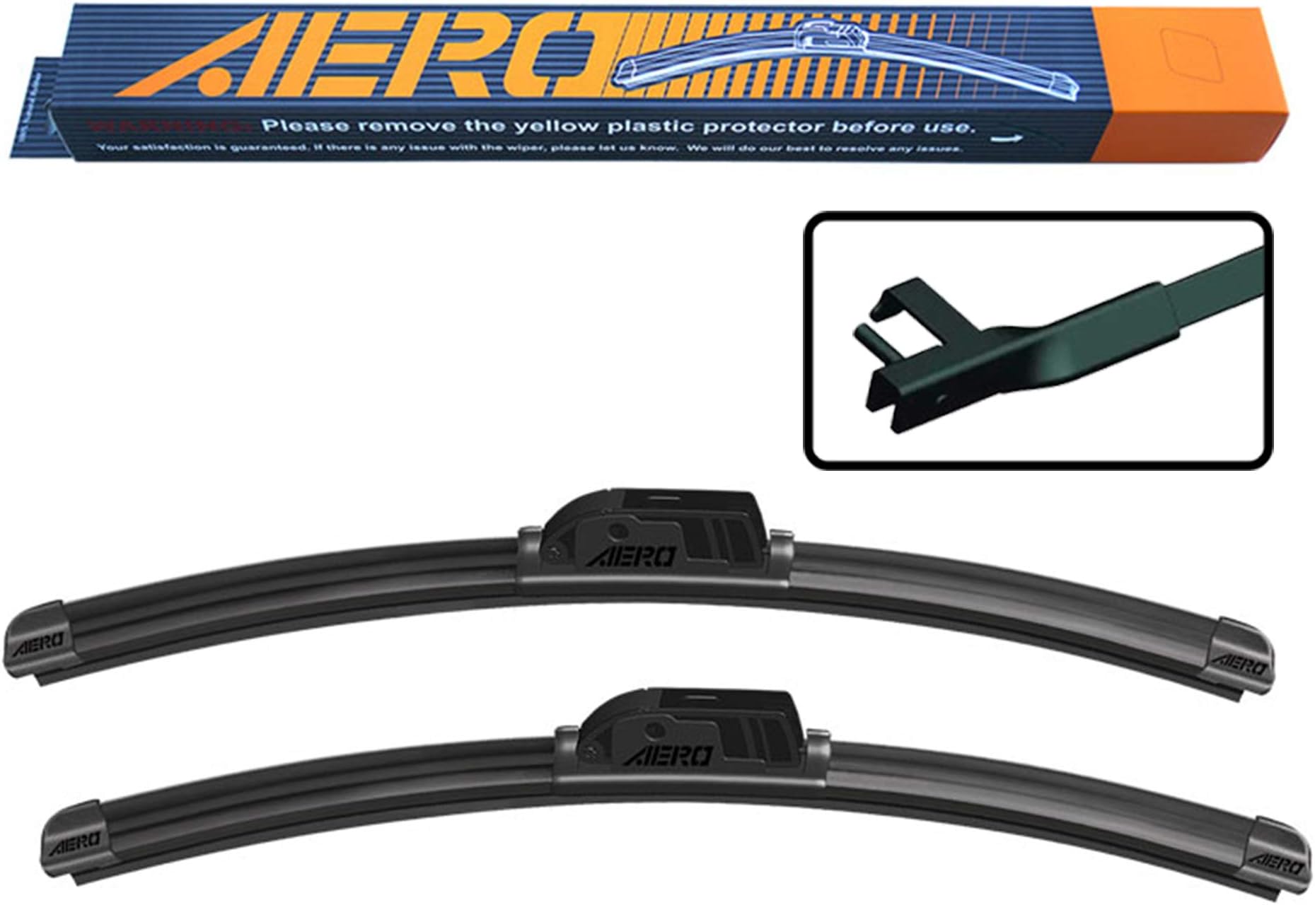 AERO Avenger 26"+26" Premium AllSeason Beam Windshield