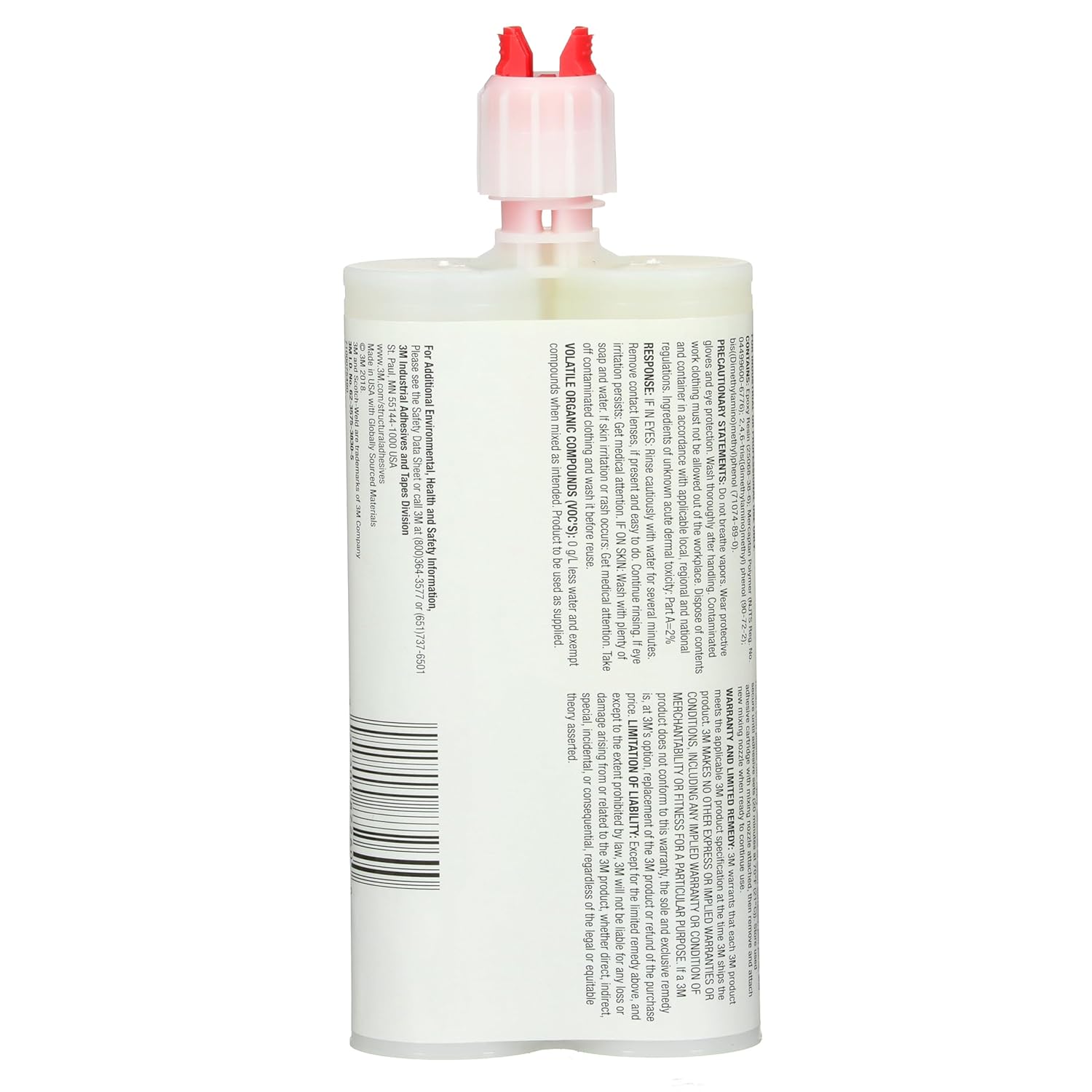 3M Scotch-Weld Epoxy Adhesive DP100, Clear, Two-Part Fast Cure Rigid Epoxy, High Shear Strength, High-Flow, Low Viscosity, Self-Leveling, 200 mL (6.76 fl oz) Duo-Pak
