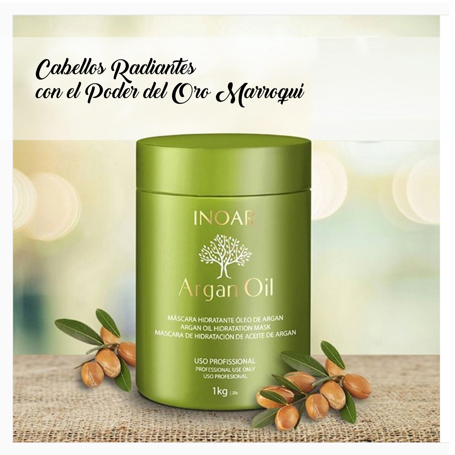 INOAR Maska olejowa arganowa 1 kg