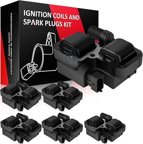 Vista 1412 de SCITOO 1 bobinas de encendido con 4 bujías de iridio para Chevrolet 2011-2015 Cruze 1.4L 2016 Cruze Limited 1.4L 2012-2020 Sonic 1.4L 2013-2021 Trax