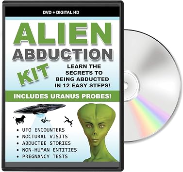 Prank Mail Alien Abduction Kit Disc and Fake Invoice Funny Joke Mail gets sent directly to your Recipients 100% Anonymously!