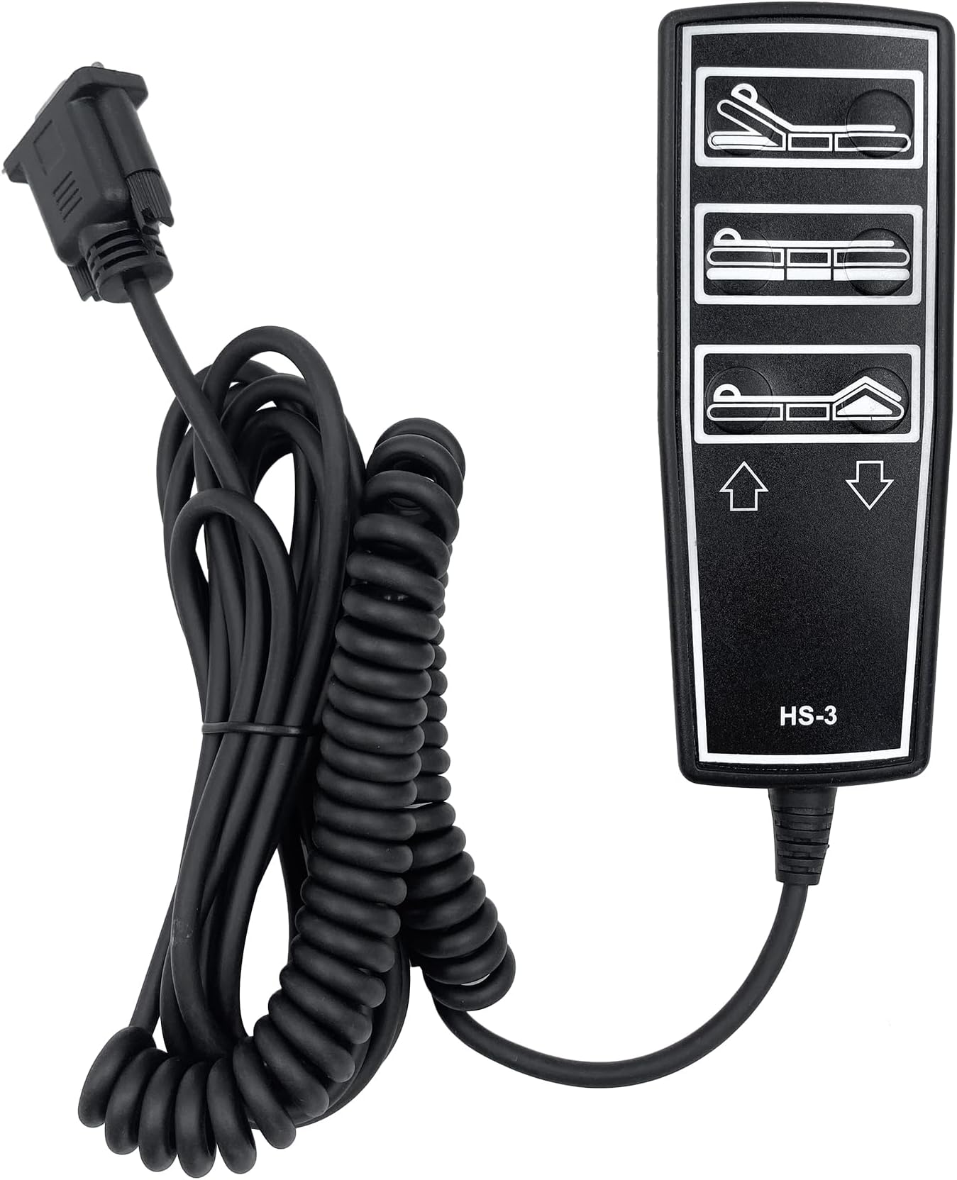 Uetmulik 3 Function 9 Pin Remote Hand Control Handset Replacement for Drive Medical Full Electric Hospital Bed