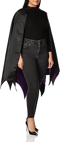 Miniatura 4 de Rubies Costume Co - Capa de Batgirl Deluxe para mujer de DC Superheroes Negro púrpura talla única