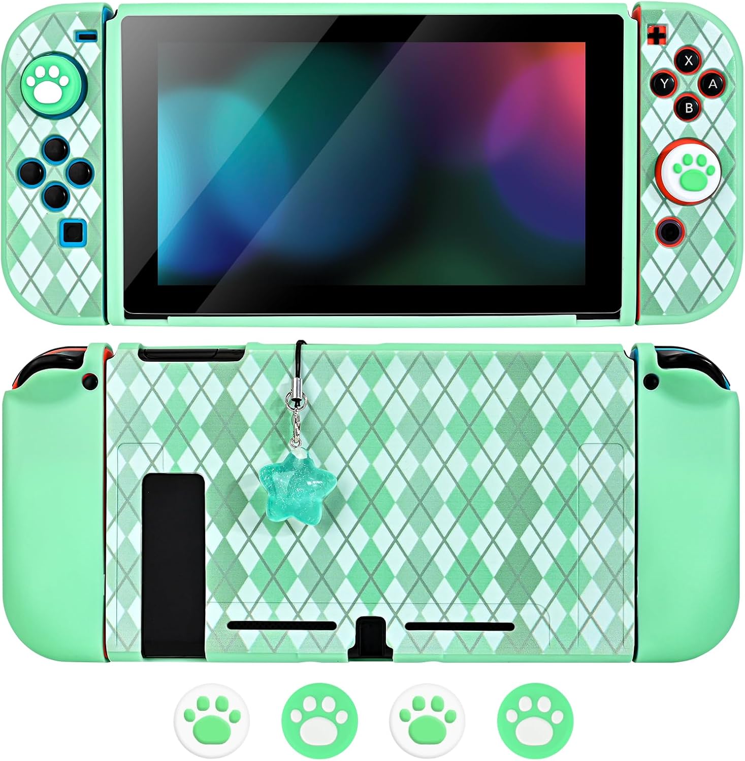 赤絵金彩酒盃2個「陶印 九谷竹塘」（何故か「平安 松山造」の桐