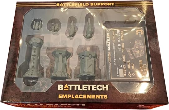 Battlefield Support Emplacements ForcePack for BattleTech Plastic Terrain Emplacements, Bunkers & Defensive Structures for Alpha Strike & Classic BattleTech Tactical Wargaming Durable Terrain Set