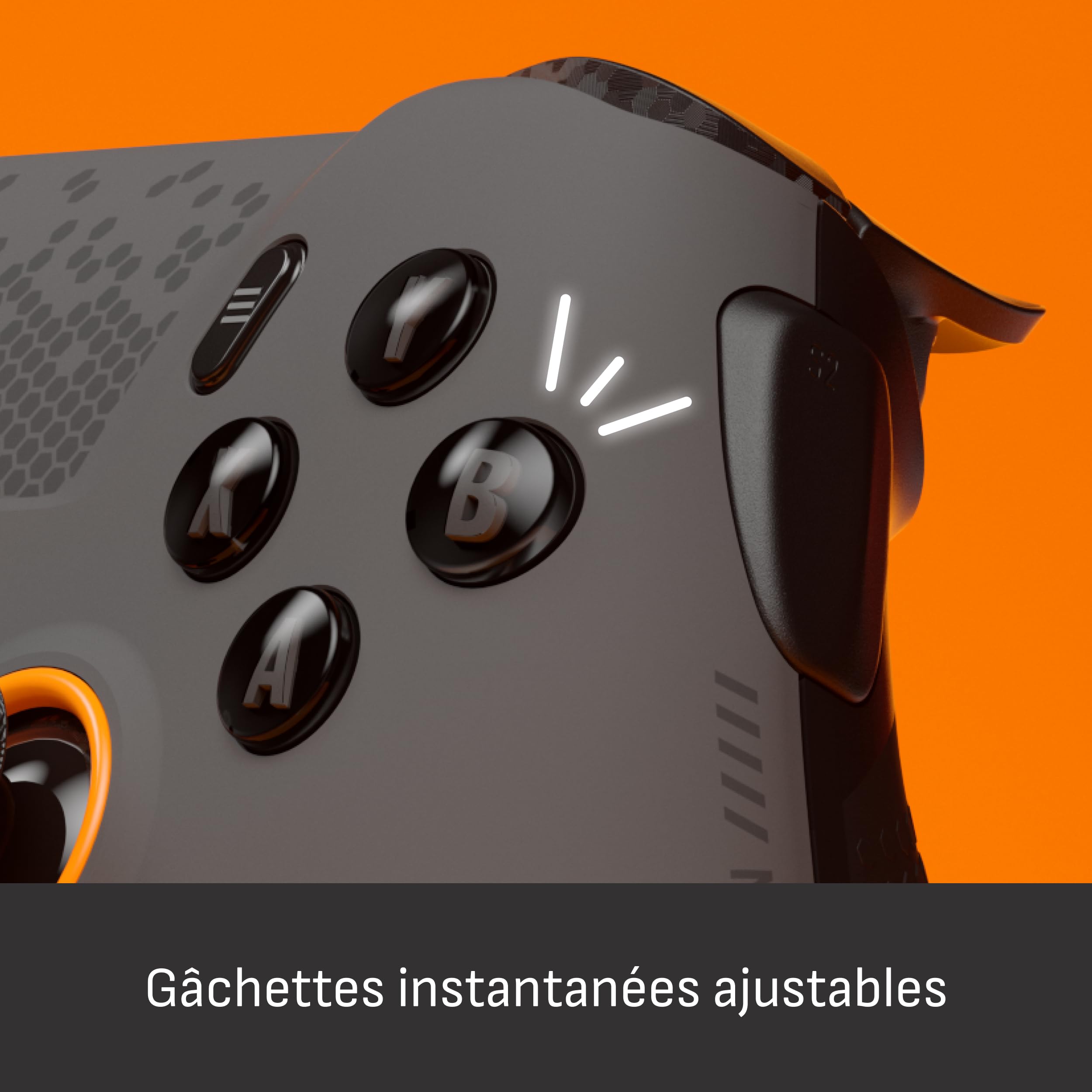 SCUF ENVISION PRO Sans Fil V2 (2025) Manette de Jeu, PC Uniquement – Gris | Gris Acier, Manettes Anti-Dérive, Cinq Touches G Reprogrammables, Palettes Arrière Reprogrammables, Gâchettes Instantanées