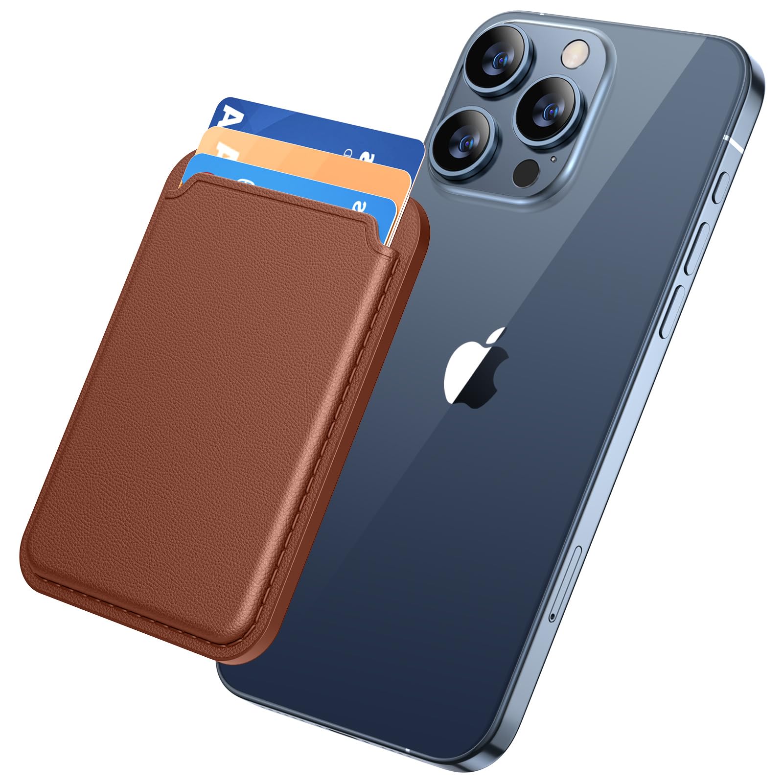 未使用 iPhone13proケース Magsafe磁気カードホルダー付 マグネット式カードケース付き] iPhoneケース 16e magsafe カード