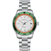 HERITOR Automatic Bexley Stainless Steel Watch - Aqua/Blue Automatic