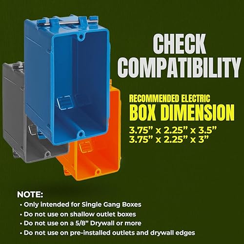 Miniatura 7 de Mark N Guard by Buddy Tools LLC - Marcador de salida para instalación de paneles de yeso herramienta de marcado de paneles de yeso fácil para tomas