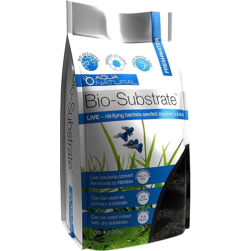 Aqua Natural Galaxy Sand Bio-Substrate 5lb for Aquariums, Sand seeded with Start up bio-Active nitrifying Bacteria