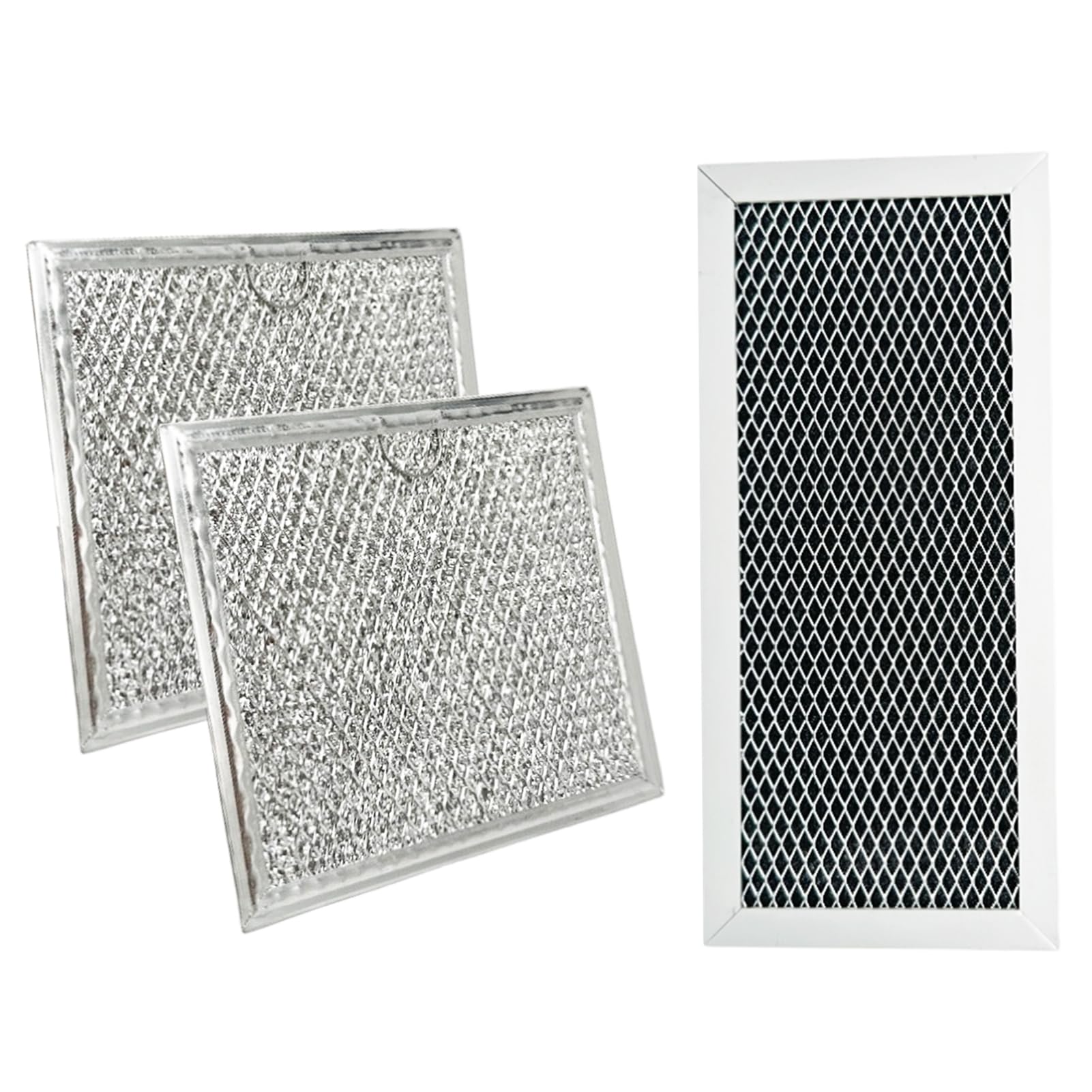 Microwave Charcoal and Grease Filter Mesh Set Fit for Samsung ME19R7041FS