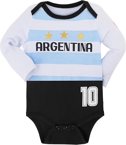 Miniatura 9 de Cnins Fantasy - Camiseta de fútbol de manga larga para bebés y niñas, camisetas de fútbol para recién nacidos