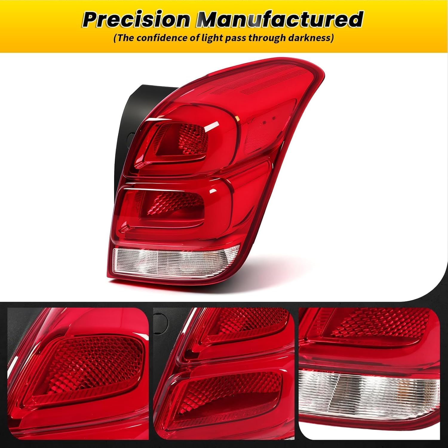 Right Tail Light Assembly Compatible with Trax LT/Premier 2017-2022 Rear Brake Light Back Lamp Passenger Side ‎42750550 GM2801298