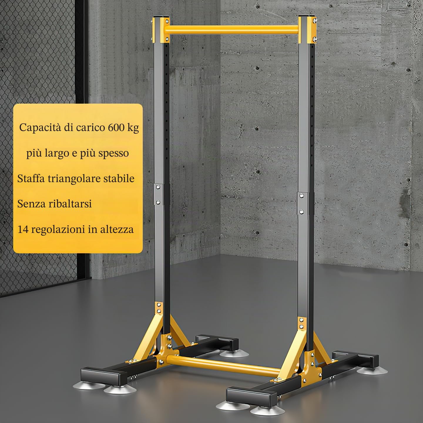 Stazione per trazioni Barra per trazioni Autoportante, Attrezzatura da palestra per la casa, Portata 200 kg