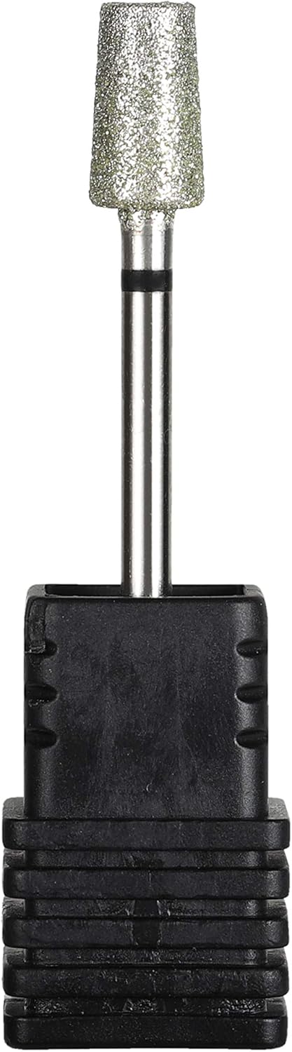 NMKL38 Large Tapered Barrel Diamond Nail File Drill Cuticle Cleaner Burr Tool for Electric Drill Machine Manicure Pedicure Polishing Kit