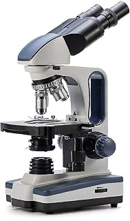 SWIFT SW350B Binocular Compound Microscope 40X-2500X, Research-Grade with Mechanical Stage, Abbe Condenser, LED Light for Labs & Students
