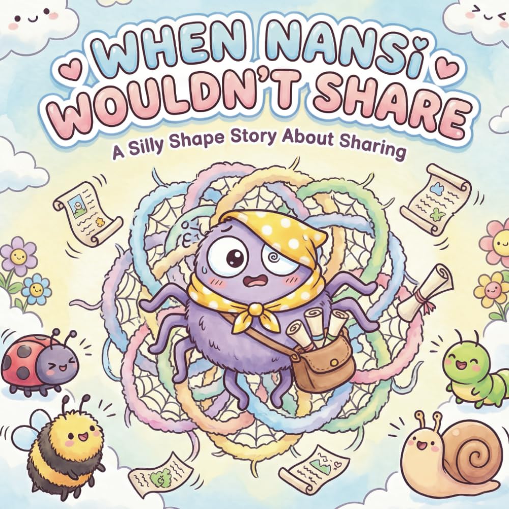 When Nansi Wouldn't Share: A Silly Shape Story About_Sharing