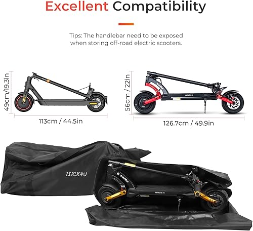 Miniatura 2 de Bolsa de scooter eléctrico de transporte elevado, bolsa de almacenamiento ligera plegable Accesorios para Segway Ninebot G30 MAX Series Xiaomi M365