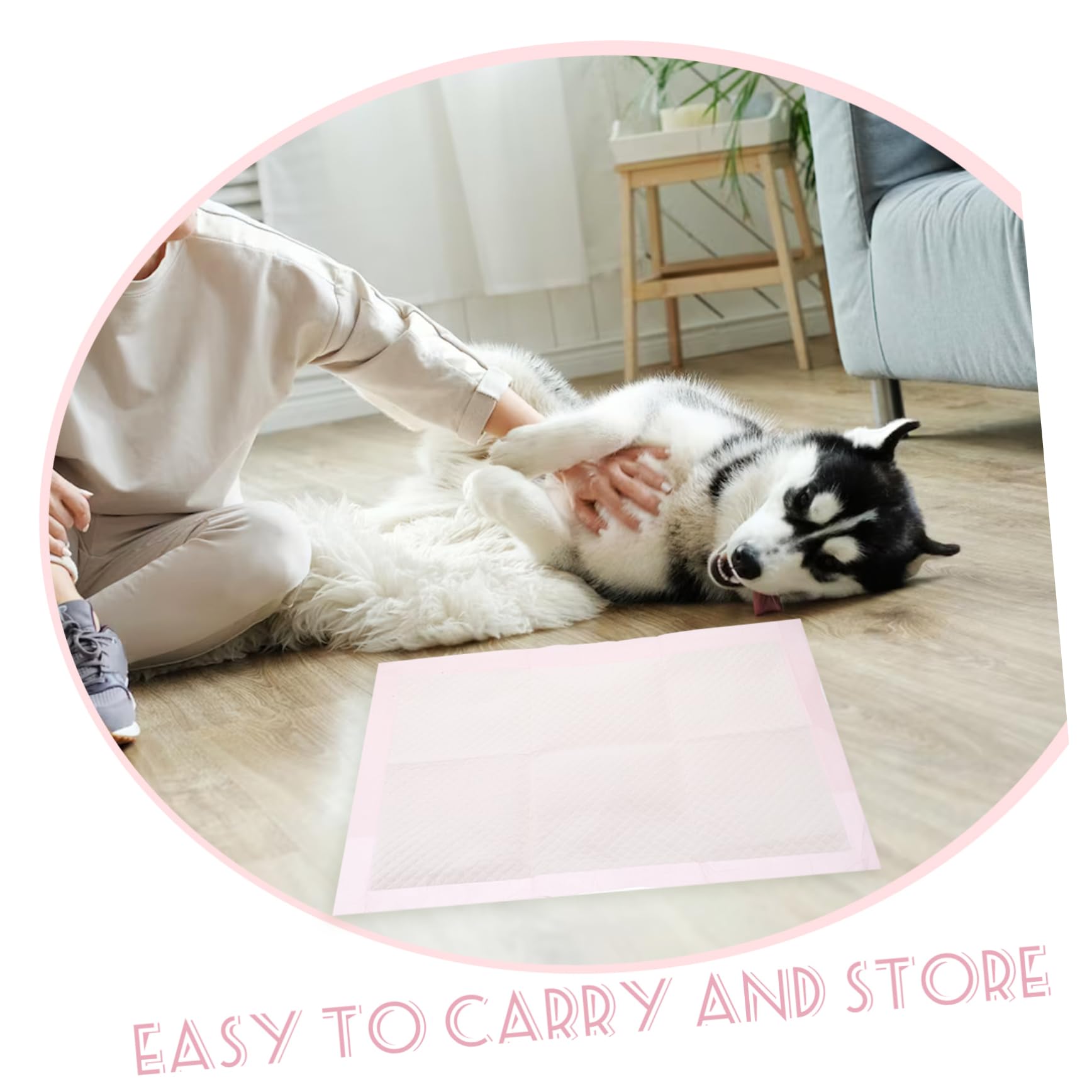 Toyvian 100pezzi Tappetini Assorbenti Per Per Conigli Tappetini Anti- Per Animali Domestici Materiali Per Ed
