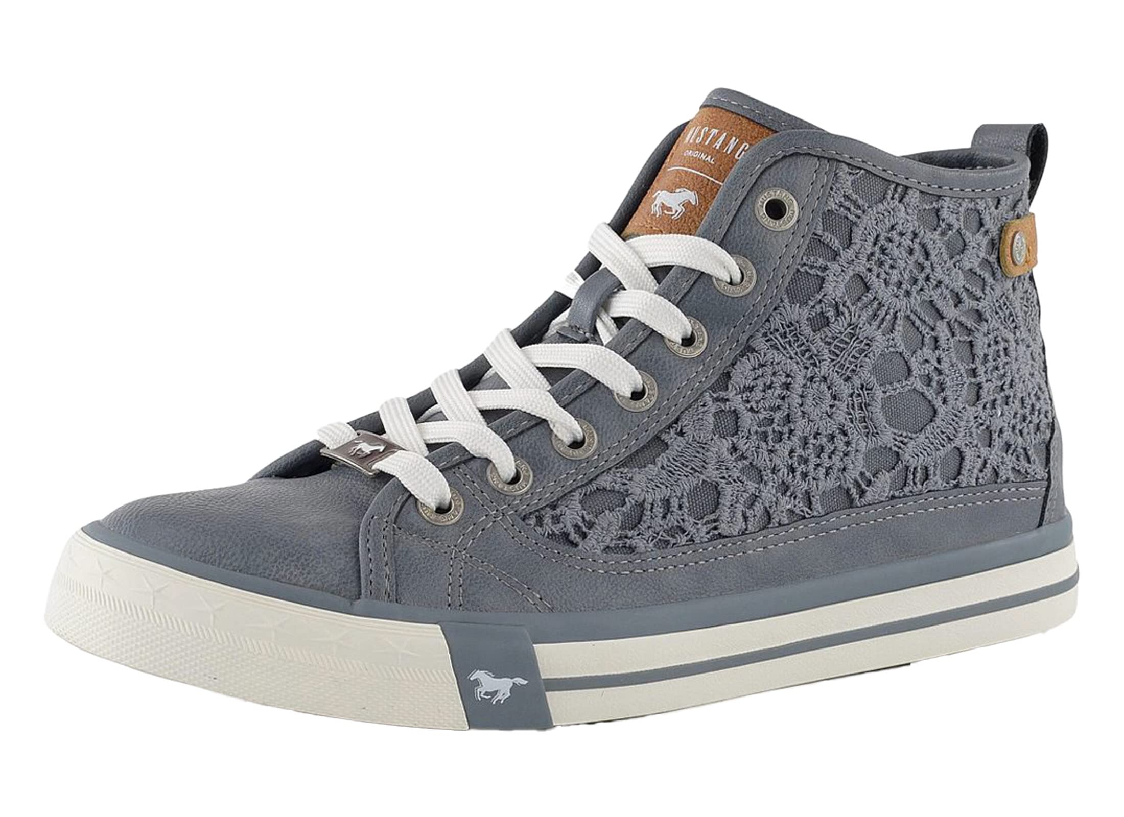 MUSTANG 1314-301-2, Women’s Slip On Trainers, Grey (Grau 2), UK (39 EU)