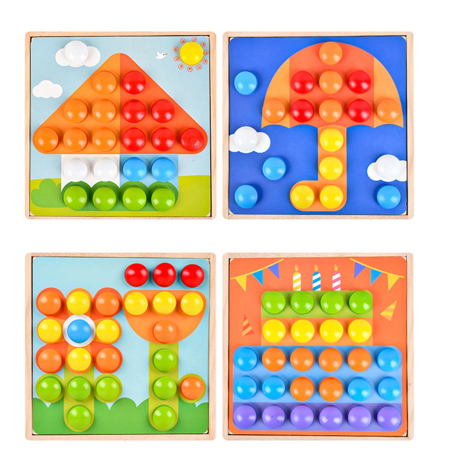 Tavola per Chiodi per attività di Costruzione E Apprendimento per Bambini Piccoli, Vita