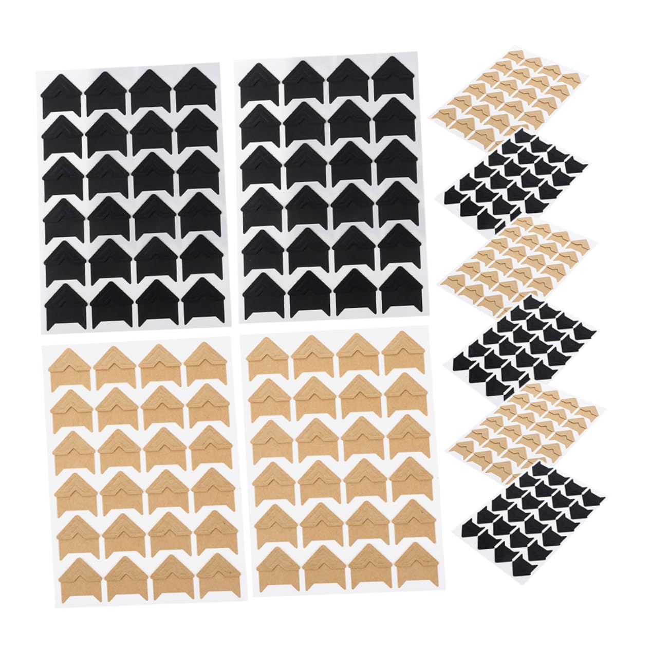 OSOLADY Strong Hold Photo Corner Stickers Self Adhesive Book Corner Protectors DIY Scrapbook Journal