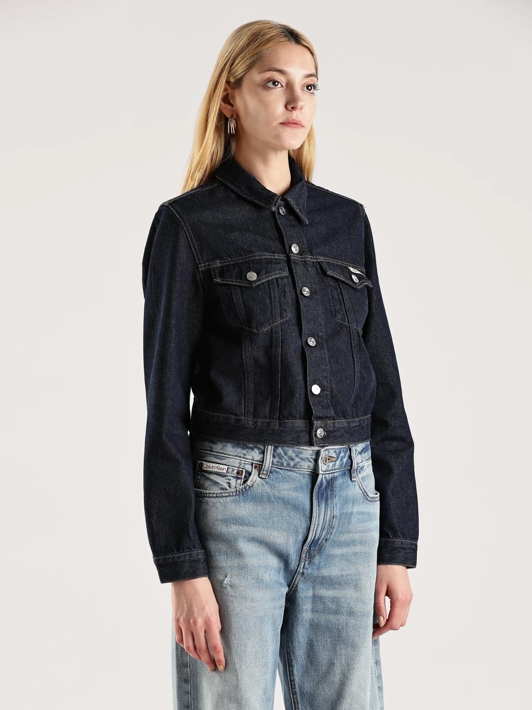 Calvin Klein Kurtka Trucker Kobiety Kurtka Dżinsowa Z Lat 90. J20j225066