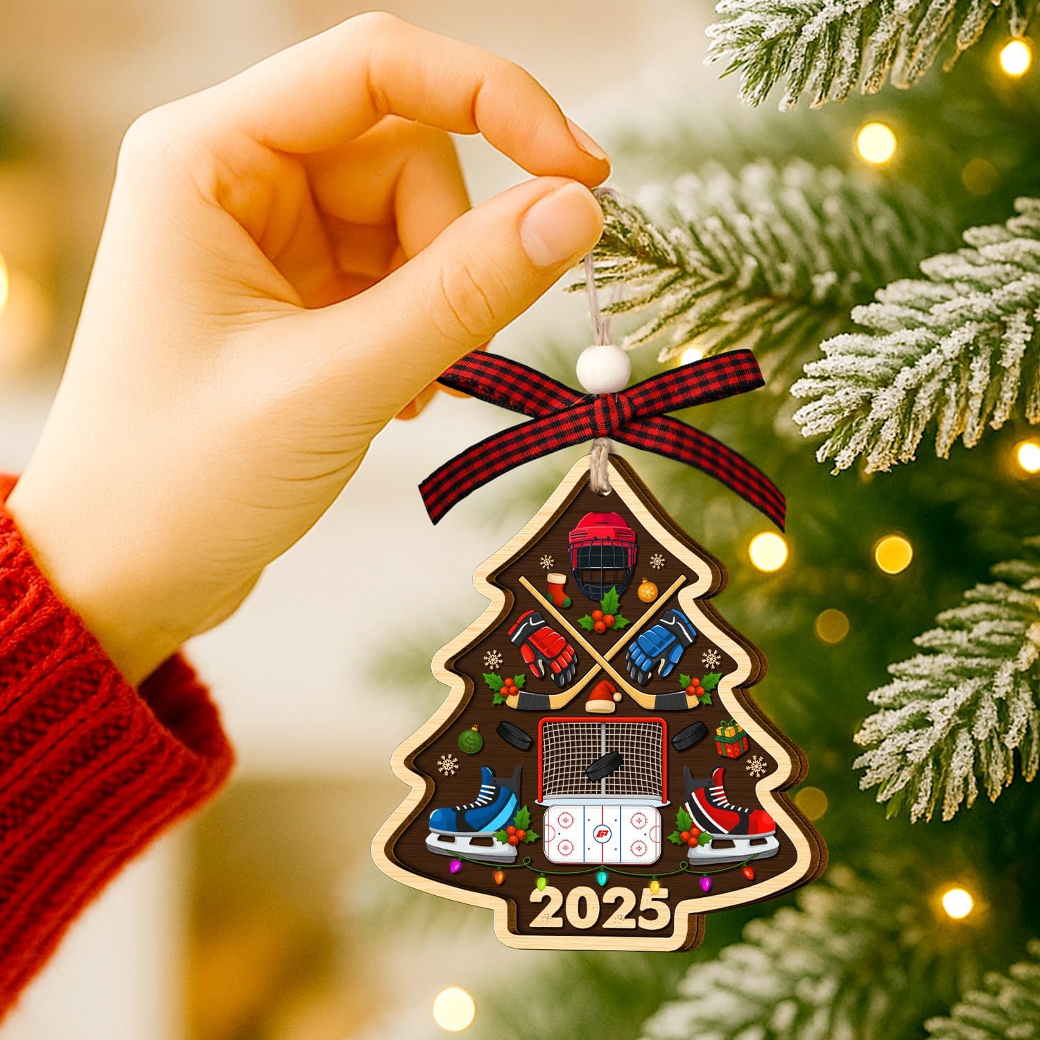 Hockey Hanging Ornament - Image 5